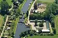 Sluis in het Bederkesa-Geeste-Kanaal bij Lintig