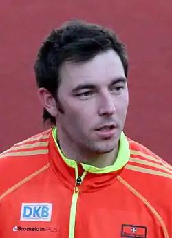 Matthias de Zordo tijdens de Bislett Games in 2012