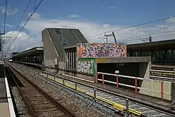 Het uit 1977 daterende metrostation van GVB