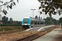 De lijn bij station Bouaye