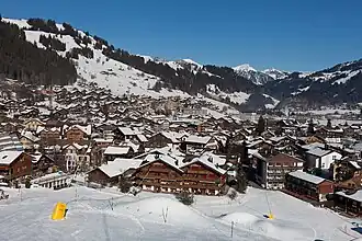 Zicht op Zweisimmen