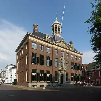 Het stadhuis van Leeuwarden in 2012
