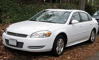 Een Chevrolet Impala uit 2012