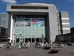 Zicht vanuit het westen