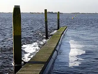 Westelijke Belterwijde met rechts aan de overzijde de watertoren van Sint Jansklooster