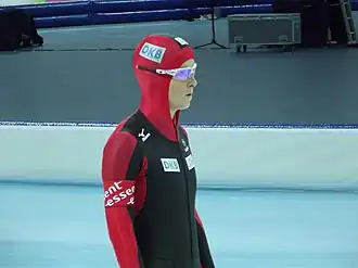 Angermüller bij wereldbekerwedstrijd (2008)