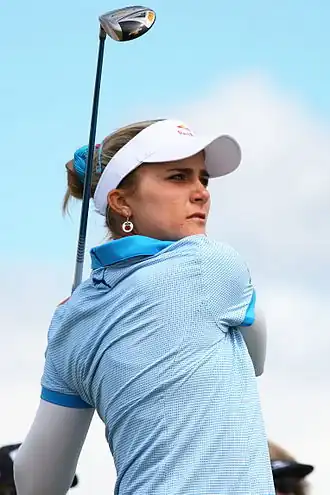 Thomspon op het Women's British Open in 2013