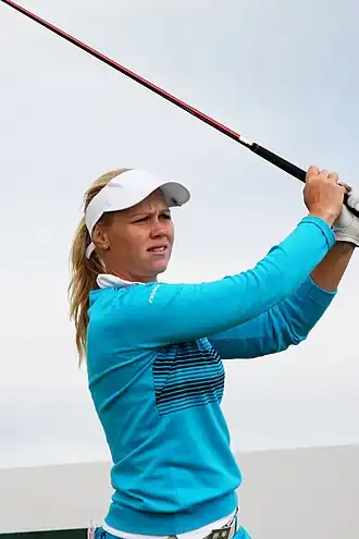 Blomqvist op het Women's British Open in 2013