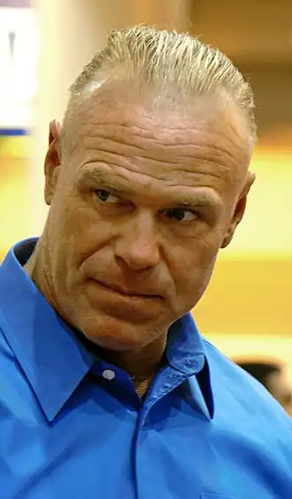 Monty Sopp, alias Billy Gunn, in 2014