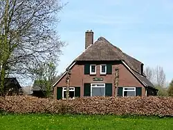 Het Rottink in Tonden waar Scholten begon met de fabricage van aardappelmeel, bij "oom Kleiboer", zijn oom Gerrit Jan Rottink (2014)