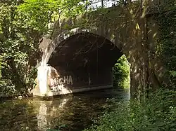 Voormalige spoorbrug nabij bastion B