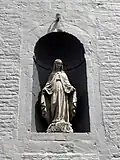 Detail: Mariabeeld in nis