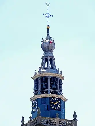 Bij de finale stond Jezus op de torenspits van de Sint Janskerk.