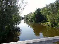 Het Gelderse Hout rechts van het Gelderse Diep