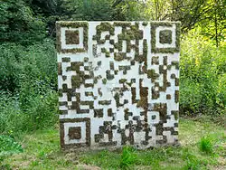 QR-code door Ninette Koning in het Gelderse Hout