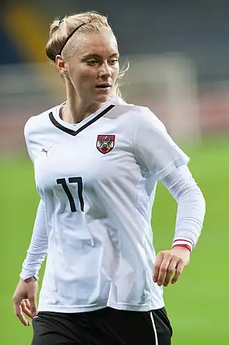 Puntigam bij het Oostenrijkse nationale team in 2014