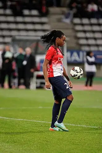 Tijdens de warming-up van de Champions League wedstrijd tegen FC&nbsp;Twente (15-10-2014)