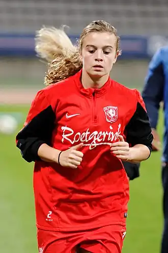 Maud Roetgering, PSG-Twente, UEFA Women's Champions League 2014-2015