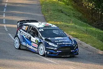 Evans was op de proeven de snelste M-Sport rijder, maar een tijdstraf kostte hem een top vier-klassering