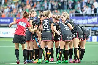 De Vos (op de rug gezien) in 2014