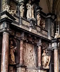 Detail renaissance-altaar, 1602