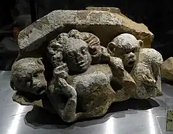 Gotisch beeldhouwwerk (Archéoforum)