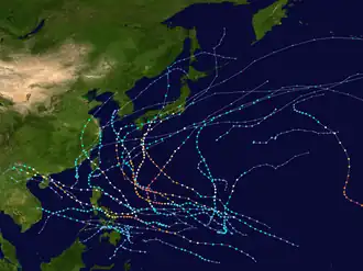 Overzichtskaart van het seizoen