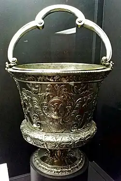 Zilveren wijwatervat, ca. 1705