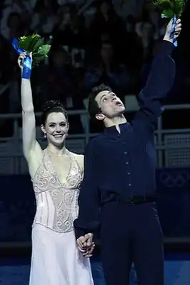 Tessa Virtue en Scott Moir, zilveren medaillewinnaars