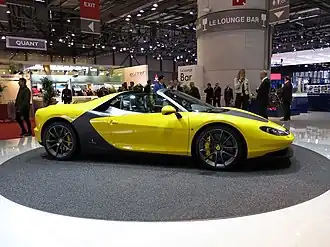 Ferrari Sergio op de autosalon van Genève