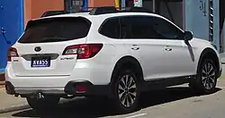 Subaru Outback (2015-2018), achteraanzicht