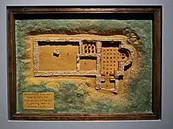 Maquette fundamenten badhuis