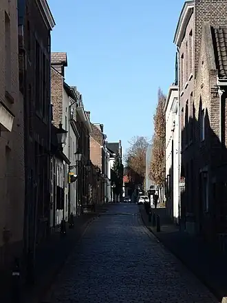 De Abtstraat gezien naar het noorden