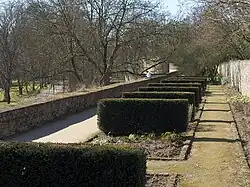 Parkaanleg op weergang