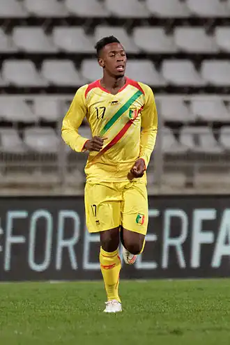 Touré in het shirt van Mali (2015).