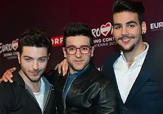 Il Volo tijdens het Eurovisiesongfestival 2015
