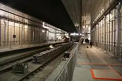 Perrons gezien in noordelijke richting, juni 2015.