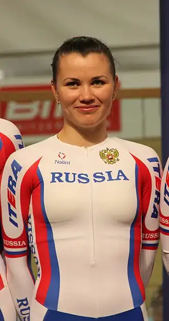 Chatoentseva bij de EK van 2015.