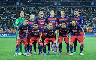 FC Barcelona in het seizoen 2014/15