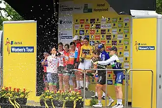 Het eindpodium in 2015