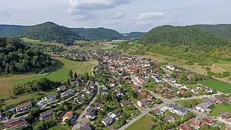 Zicht op Merishausen