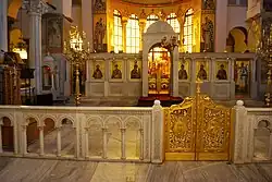 Toegang tot de iconostase