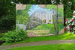 Het oude Huis te Leuvenum achter De Zwarte Boer door Beb Kruese
