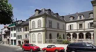 Zicht op Chêne-Bourg