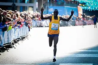 Overwinning bij de marathon van Eindhoven in 2016