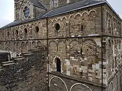 Galerij- en Keizerzaalniveau uit het zuidwesten