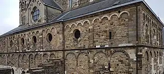 Bovenverdieping van het westwerk vanuit het zuidwesten