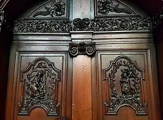 Detail barokinterieur