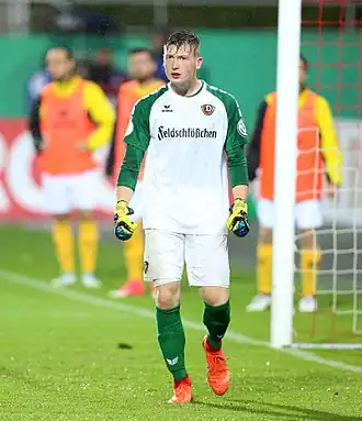 Schubert in 2017 als speler van Dynamo Dresden