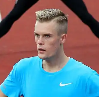 Filip Ingebrigtsen tijdens de Bislett Games in 2017.